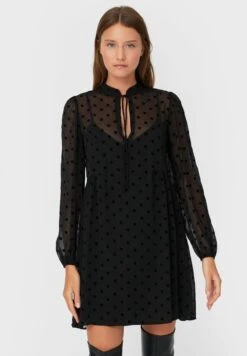 Stradivarius MIT TUPFENPRINT 06306706 - Freizeitkleid - Black -Stradivarius Deutschland Verkaufs-Shop 72ac63ae56274702b8c04d1ac52a6f31 1