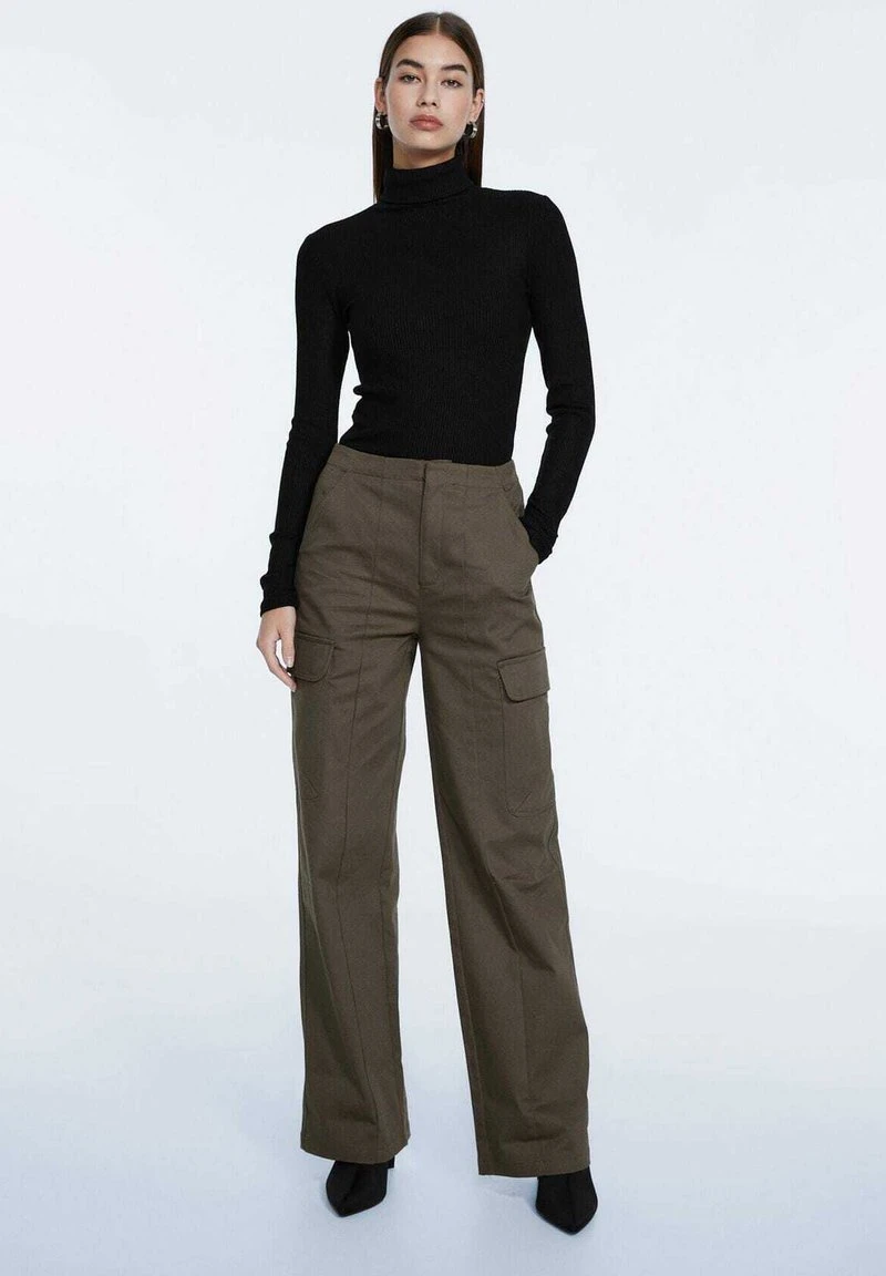 Stradivarius MIT ROLLKRAGEN - Strickpullover - Black 2 Stradivarius MIT ROLLKRAGEN - Strickpullover - Black – Bild 2