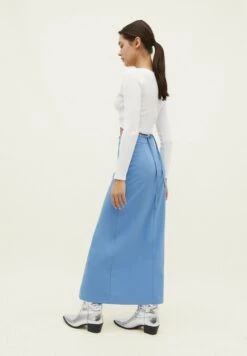 Stradivarius SMART WITH WAISTBAND DETAIL - A-Linien-Rock - Mottled Light Blue -Stradivarius Deutschland Verkaufs-Shop 73db10fd46fd4666a66231b6b5545ebd