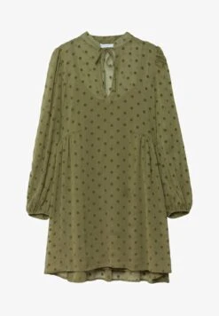 Stradivarius MIT TUPFENPRINT 06306706 - Freizeitkleid - Khaki -Stradivarius Deutschland Verkaufs-Shop 74184473369b4323b198cd0628531e7b