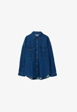 Stradivarius Jeansjacke - Dark Blue Denim -Stradivarius Deutschland Verkaufs-Shop 74f66c44de564344973c8f230380761a