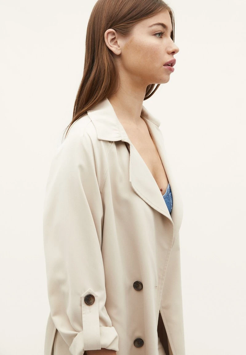 Stradivarius Trenchcoat - Beige 4 Stradivarius Trenchcoat - Beige – Bild 4