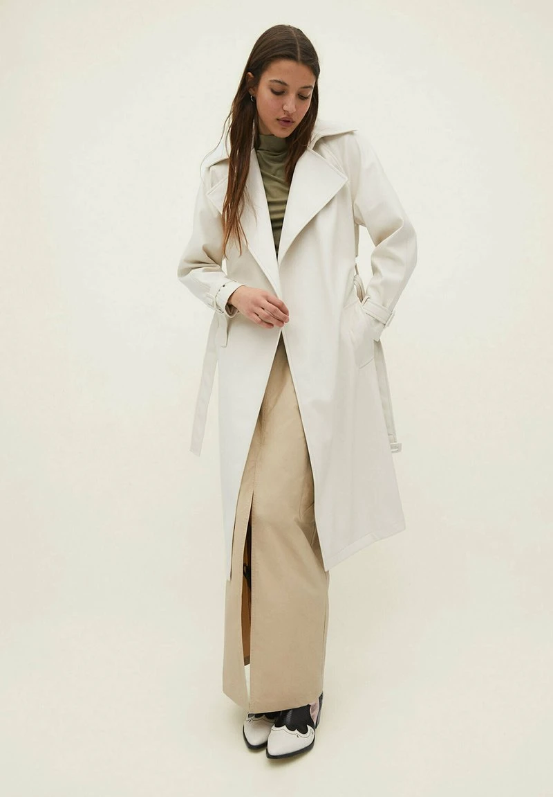 Stradivarius Trenchcoat - Off White 2 Stradivarius Trenchcoat - Off White – Bild 2