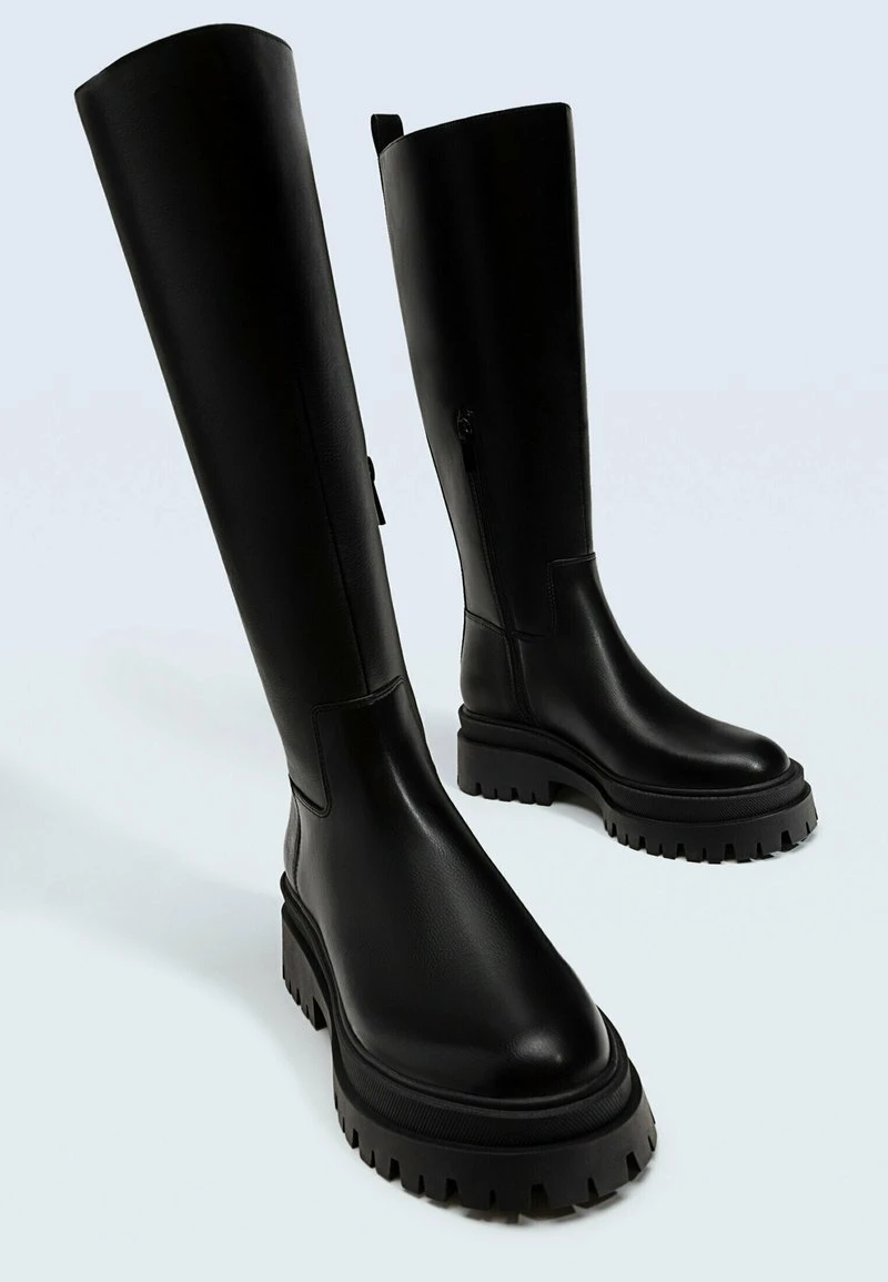 Stradivarius Plateaustiefel - Black 5 Stradivarius Plateaustiefel - Black – Bild 5