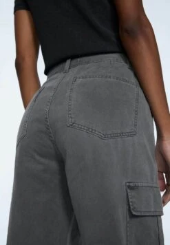 Stradivarius STRAIGHT-FIT - Cargohose - Mottled Dark Grey 9 Stradivarius STRAIGHT-FIT - Cargohose - Mottled Dark Grey -Stradivarius Deutschland Verkaufs-Shop 778ff6f32eac40898adf524463658d24