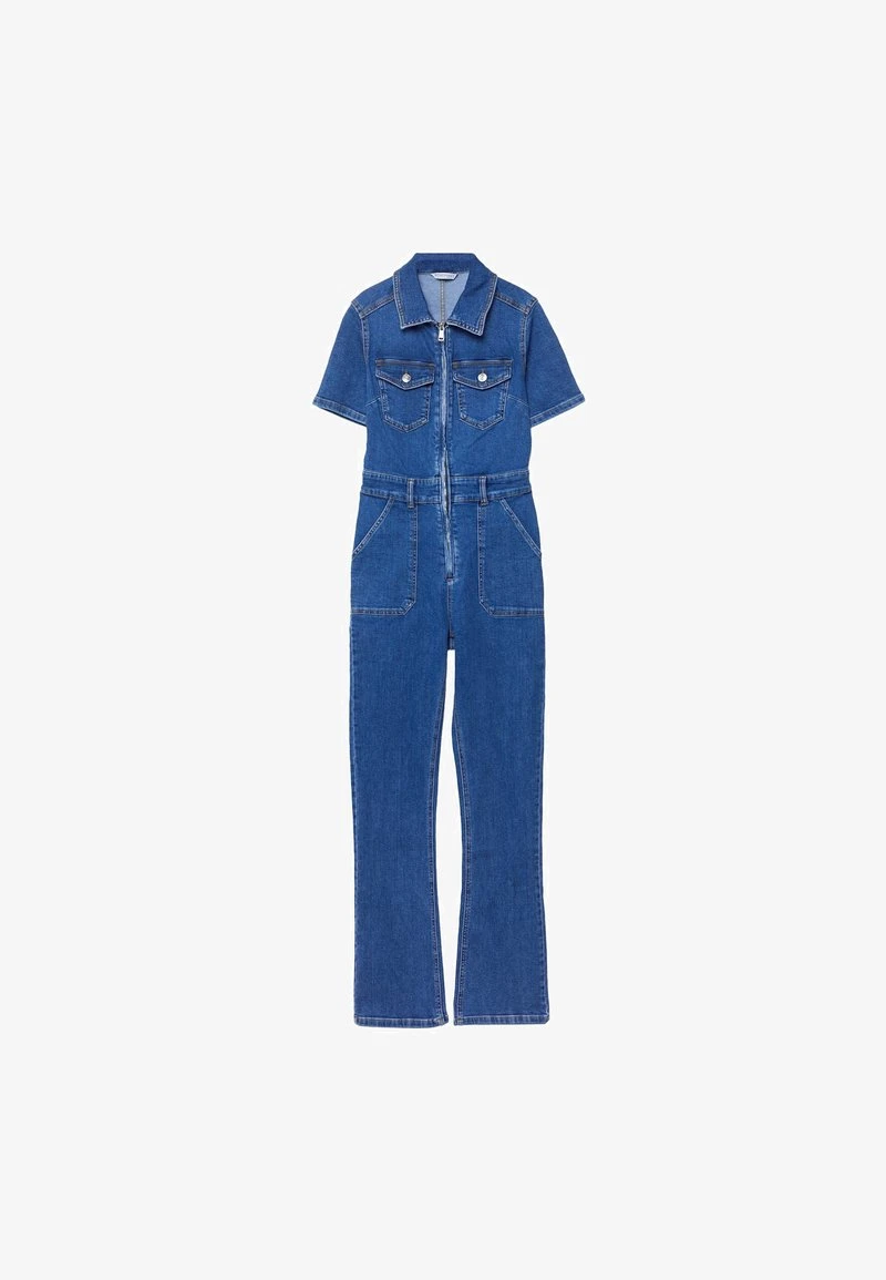 Stradivarius Jumpsuit - Dark Blue Denim 5 Stradivarius Jumpsuit - Dark Blue Denim – Bild 5