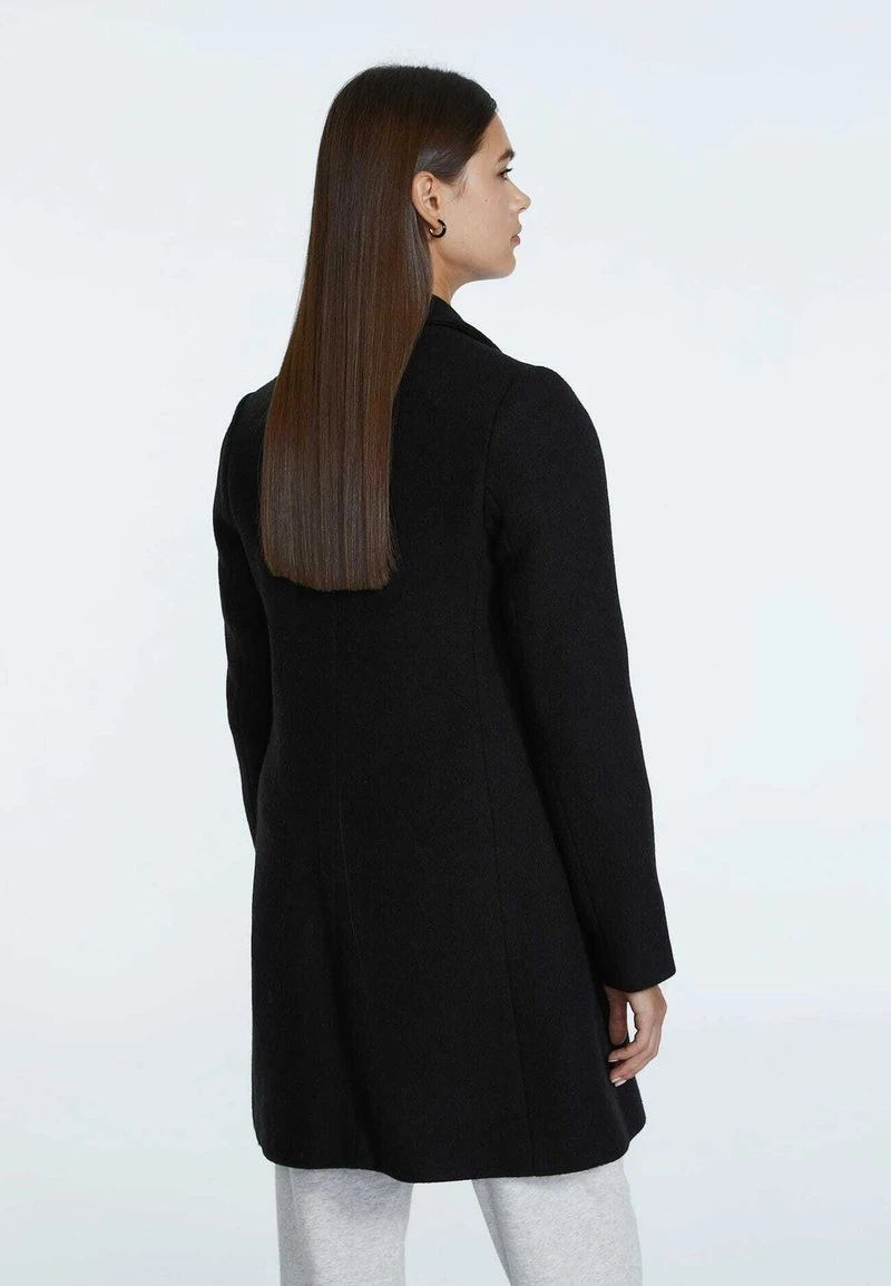 Stradivarius BASIC - Kurzmantel - Black 3 Stradivarius BASIC - Kurzmantel - Black – Bild 3