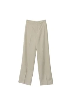 Stradivarius MIT FISCHGRÄT - Stoffhose - Stone