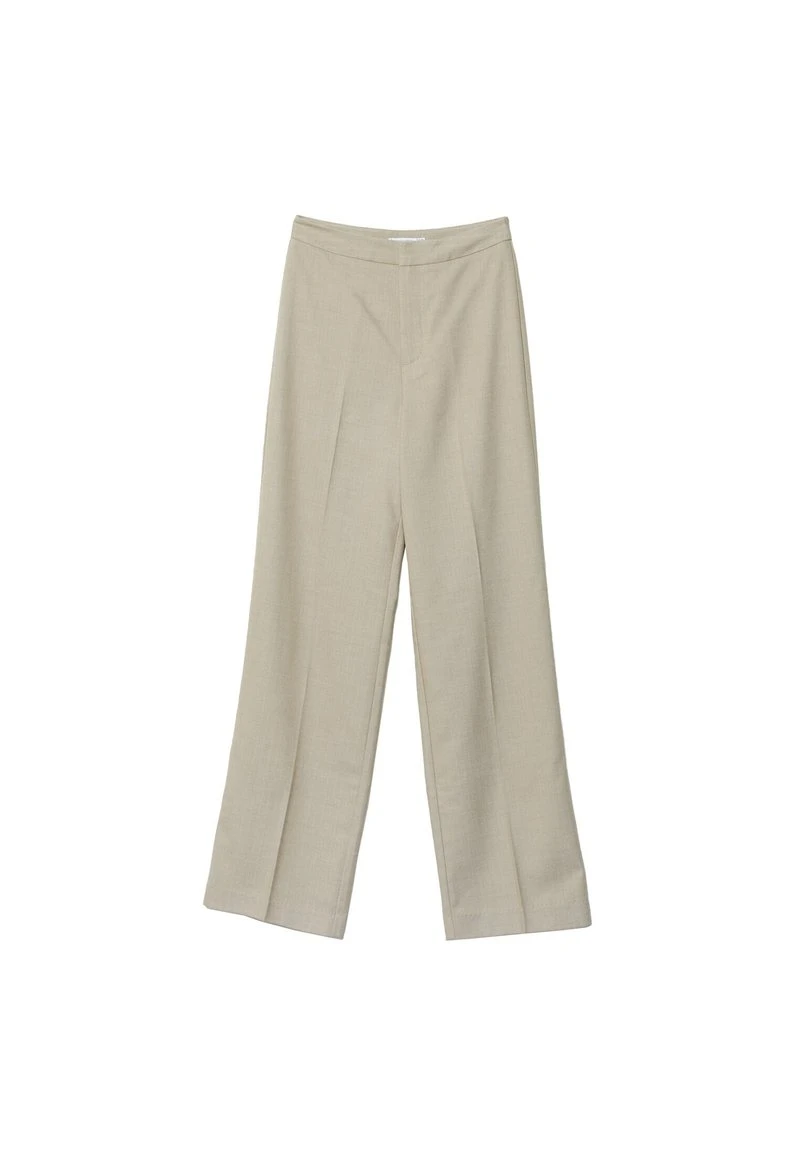 Stradivarius MIT FISCHGRÄT - Stoffhose - Stone 1 Stradivarius MIT FISCHGRÄT - Stoffhose - Stone