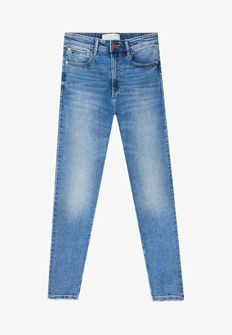 Stradivarius Jeans Skinny Fit - Mottled Light Blue 5 Stradivarius Jeans Skinny Fit - Mottled Light Blue – Bild 5