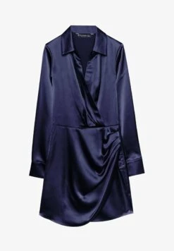 Stradivarius MIT DRAPIERTEM ROCK - Cocktailkleid/festliches Kleid - Dark Blue 10 Stradivarius MIT DRAPIERTEM ROCK - Cocktailkleid/festliches Kleid - Dark Blue -Stradivarius Deutschland Verkaufs-Shop 7e0b6f0d02694833a871e1210c7c4507