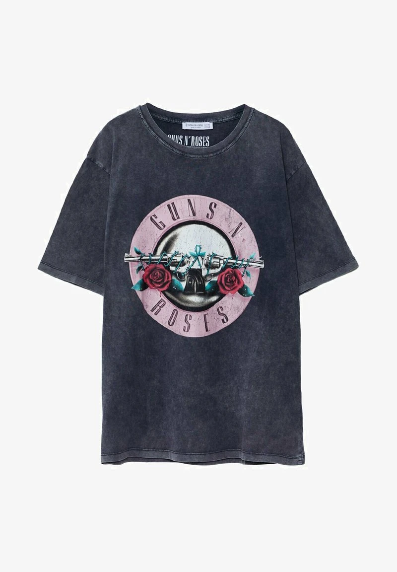 Stradivarius OFFICIAL GUNS N ROSES - T-Shirt Print - Dark Grey 5 Stradivarius OFFICIAL GUNS N ROSES - T-Shirt Print - Dark Grey – Bild 5