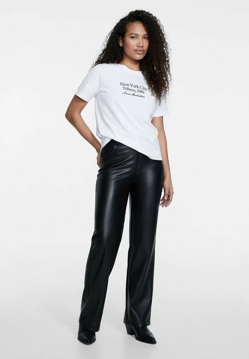 Stradivarius EMBROIDERED - T-Shirt Print - White 2 Stradivarius EMBROIDERED - T-Shirt Print - White – Bild 2