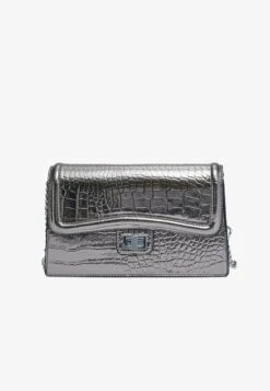 Stradivarius MOCK CROC WITH CHAIN - Umhängetasche - Grey -Stradivarius Deutschland Verkaufs-Shop 808bae624f4e40b98de5071fef94fc1d
