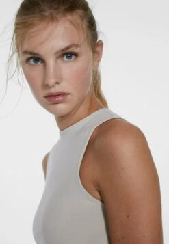 Stradivarius ÄRMELLOSES - Top - Stone -Stradivarius Deutschland Verkaufs-Shop 80e559b8b19149a6bd5394cd8554dc0f