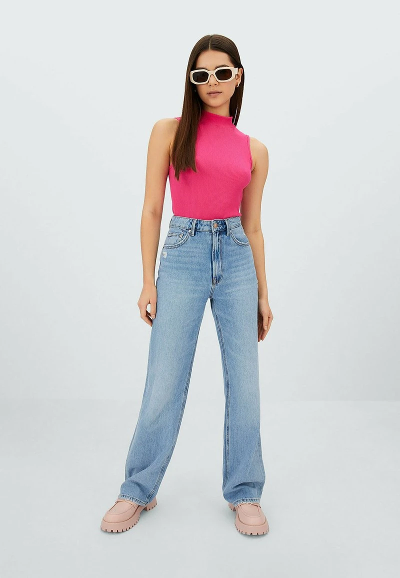 Stradivarius Top - Neon Pink 2 Stradivarius Top - Neon Pink – Bild 2