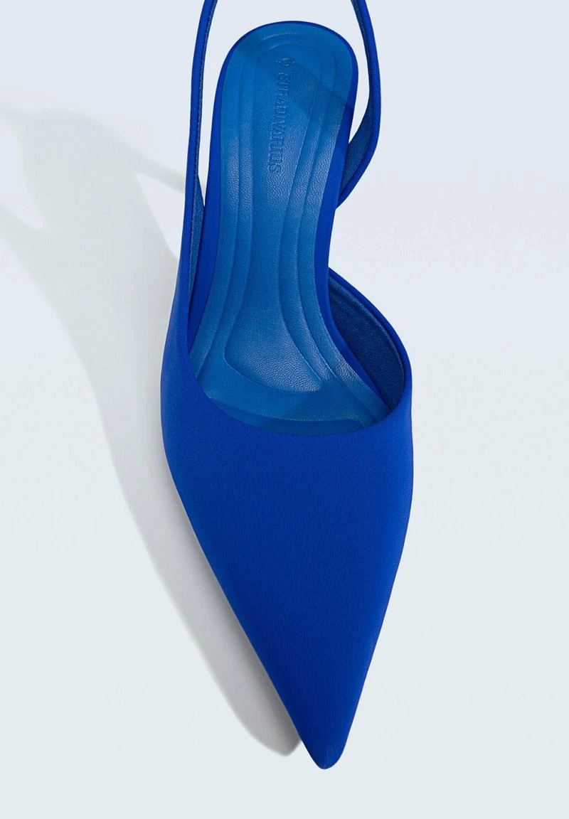 Stradivarius SLINGBACK - High Heel Pumps - Dark Blue 5 Stradivarius SLINGBACK - High Heel Pumps - Dark Blue – Bild 5