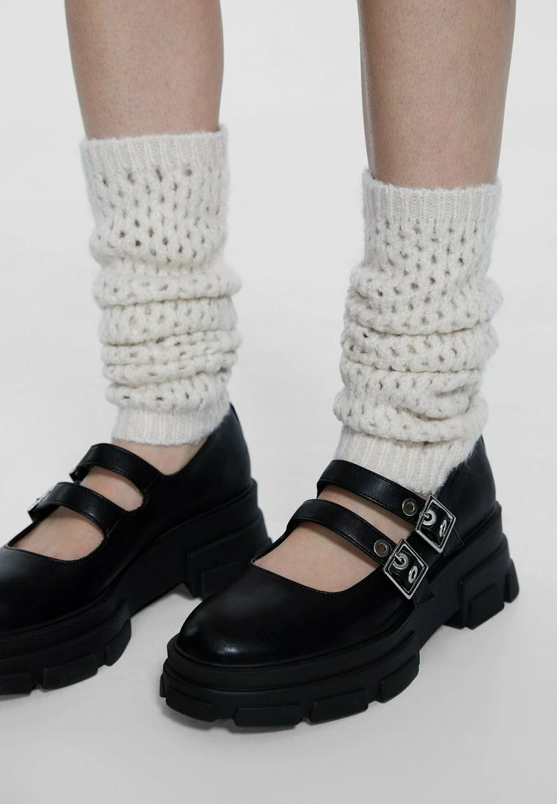 Stradivarius OPENWORK - Stulpen - Off White 1 Stradivarius OPENWORK - Stulpen - Off White