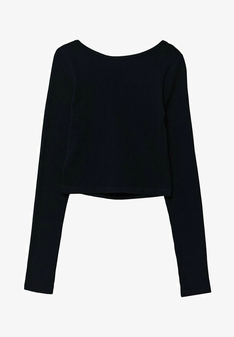 Stradivarius SEAMLESS WITH LOW-CUT BACK - Langarmshirt - Black 5 Stradivarius SEAMLESS WITH LOW-CUT BACK - Langarmshirt - Black – Bild 5