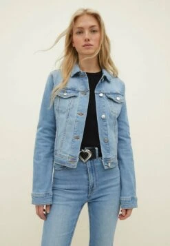 Stradivarius Jeansjacke - Light Blue