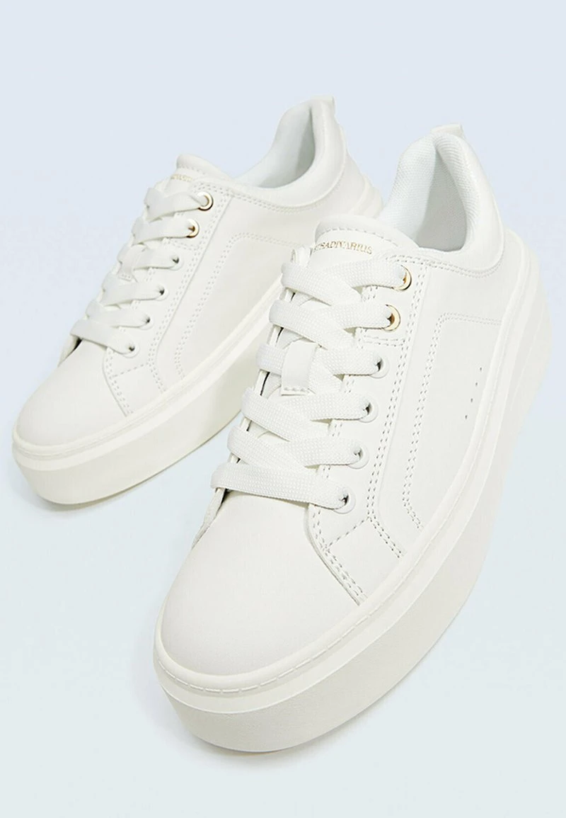 Stradivarius Sneaker Low - White 3 Stradivarius Sneaker Low - White – Bild 3