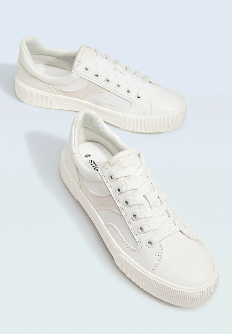 Stradivarius TRACK - Sneaker Low - White 3 Stradivarius TRACK - Sneaker Low - White – Bild 3