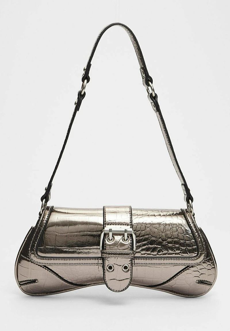 Stradivarius WITH BUCKLE - Handtasche - Grey 6 Stradivarius WITH BUCKLE - Handtasche - Grey – Bild 6