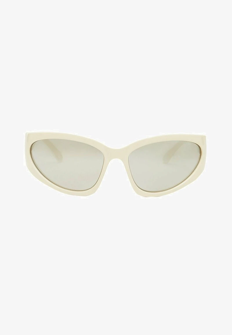 Stradivarius RESIN WRAPAROUND - Sonnenbrille - Off White 3 Stradivarius RESIN WRAPAROUND - Sonnenbrille - Off White – Bild 3