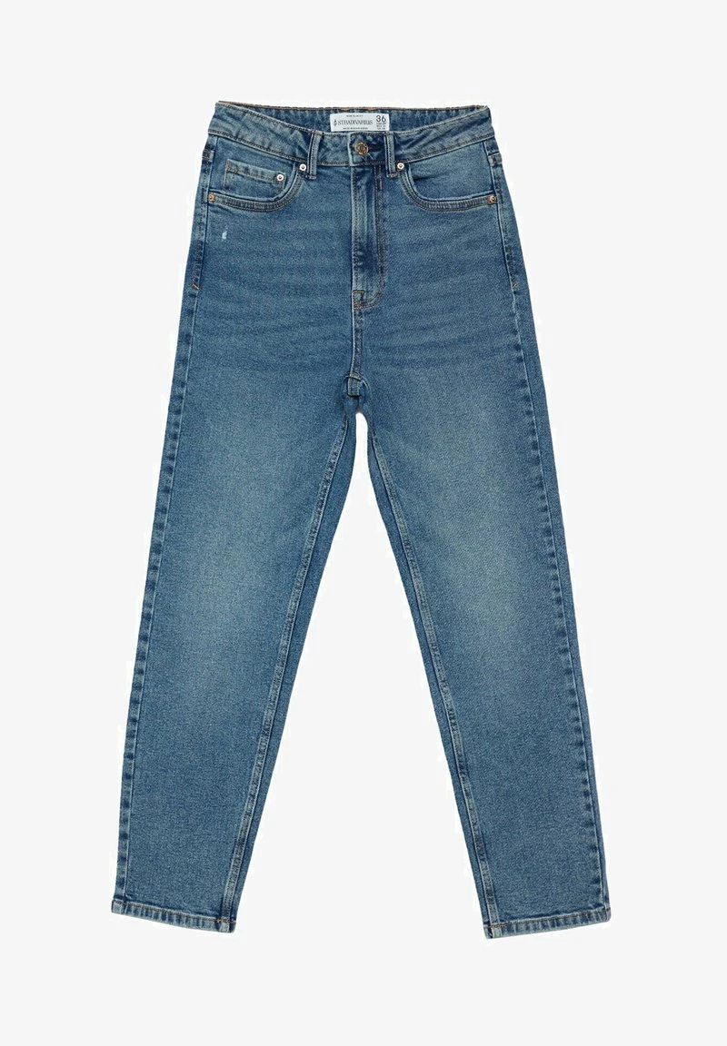 Stradivarius Jeans Slim Fit - Blue Denim 4 Stradivarius Jeans Slim Fit - Blue Denim – Bild 4