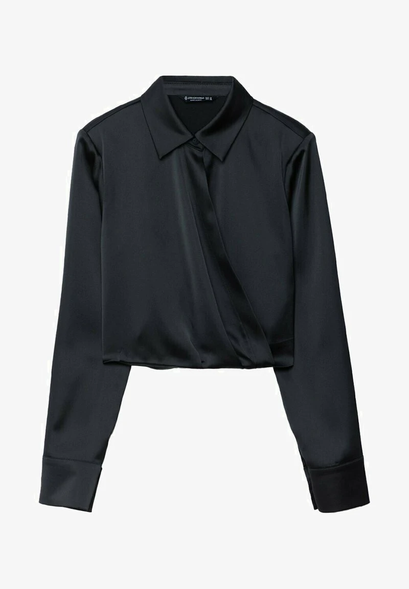 Stradivarius DRAPIERTE 02040040 - Bluse - Black 5 Stradivarius DRAPIERTE 02040040 - Bluse - Black – Bild 5