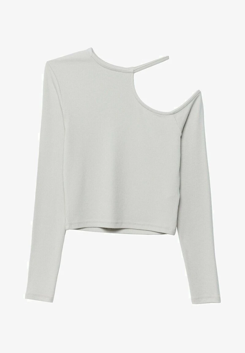 Stradivarius MIT CUT-OUTS - Langarmshirt - Stone 5 Stradivarius MIT CUT-OUTS - Langarmshirt - Stone – Bild 5