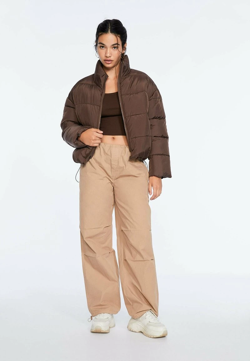 Stradivarius Winterjacke - Brown 2 Stradivarius Winterjacke - Brown – Bild 2