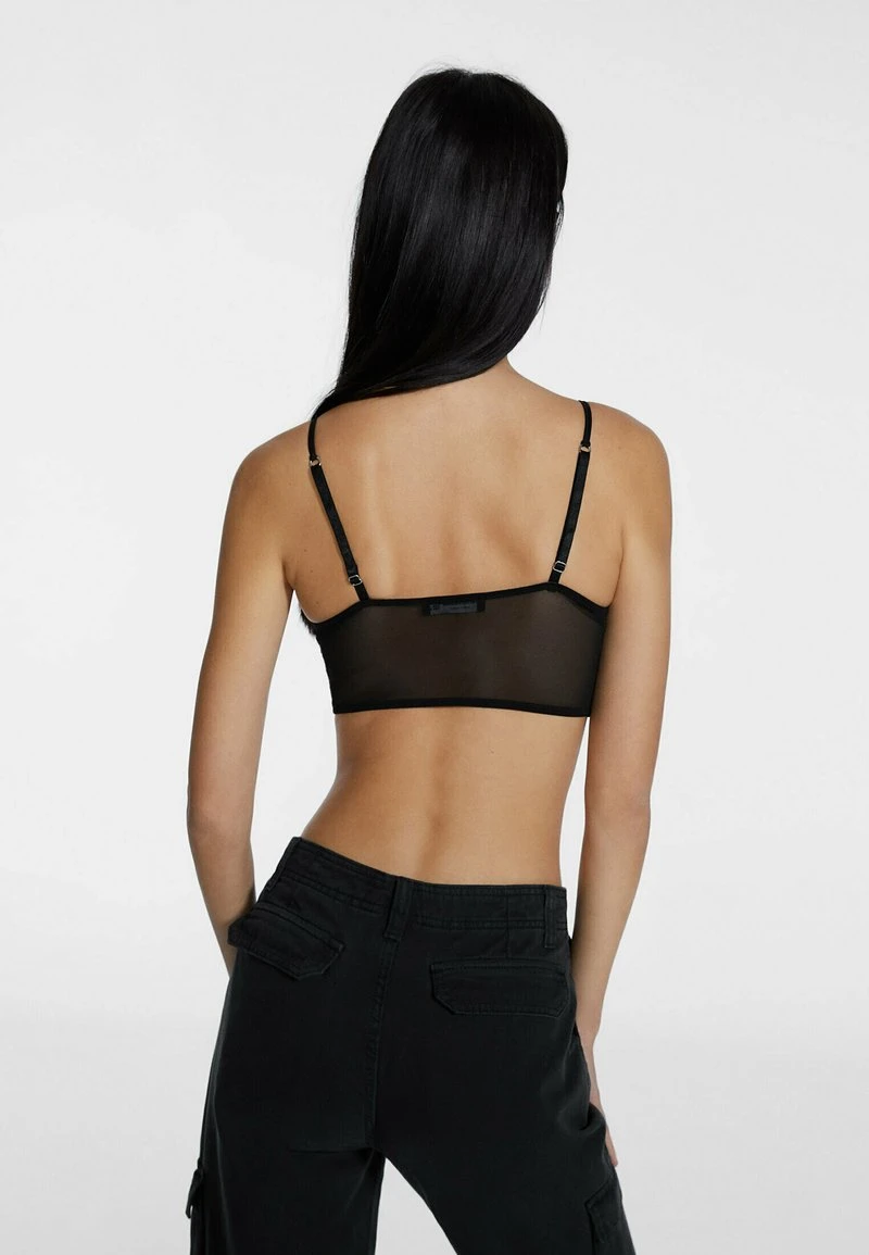 Stradivarius PADDED - Bustier - Black 2 Stradivarius PADDED - Bustier - Black – Bild 2