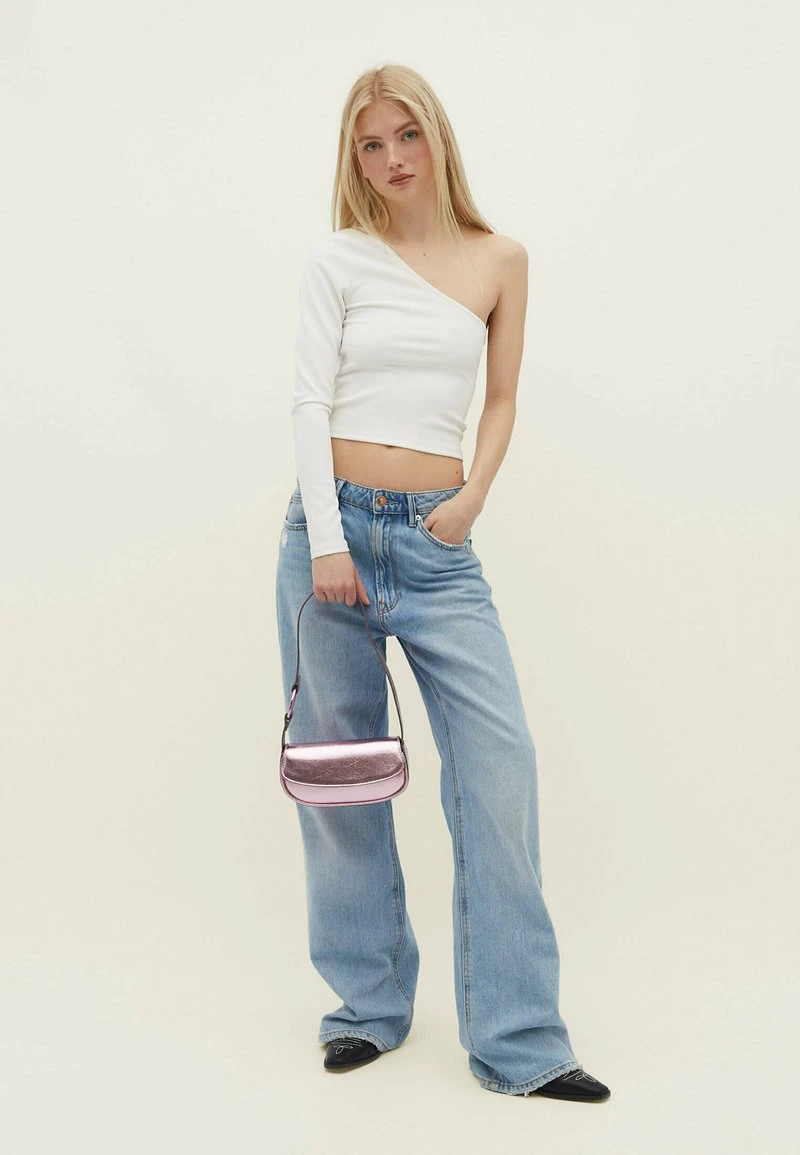 Stradivarius WITH FLAP - Umhängetasche - Light Pink 2 Stradivarius WITH FLAP - Umhängetasche - Light Pink – Bild 2