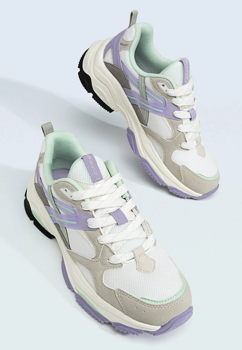 Stradivarius MIT MEHREREN ELEMENTEN - Sneaker Low - Grey 3 Stradivarius MIT MEHREREN ELEMENTEN - Sneaker Low - Grey – Bild 3