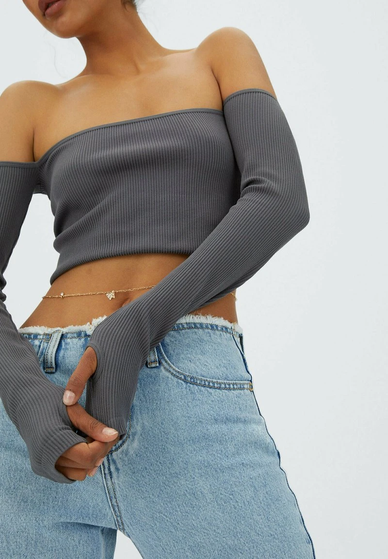 Stradivarius Strickpullover - Dark Grey 4 Stradivarius Strickpullover - Dark Grey – Bild 4