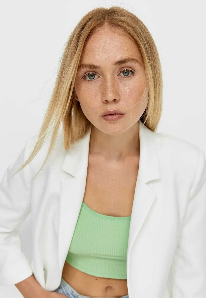 Stradivarius Blazer - White 4 Stradivarius Blazer - White – Bild 4