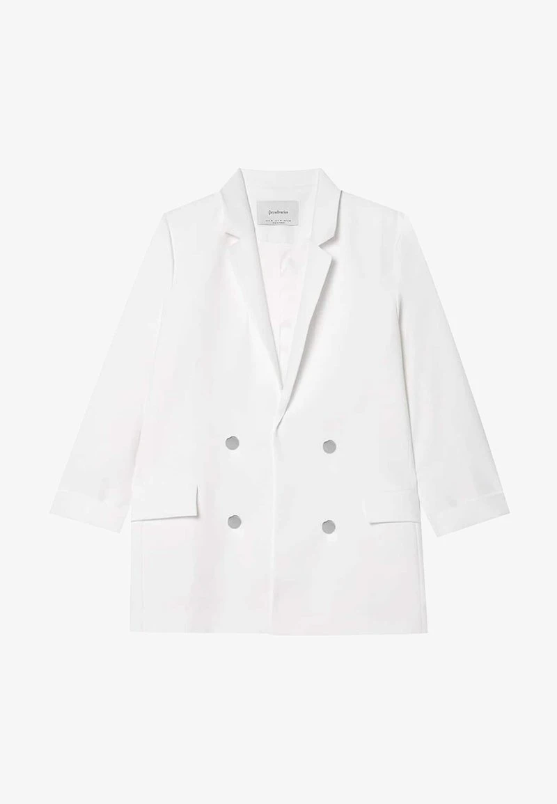 Stradivarius Blazer - White 5 Stradivarius Blazer - White – Bild 5