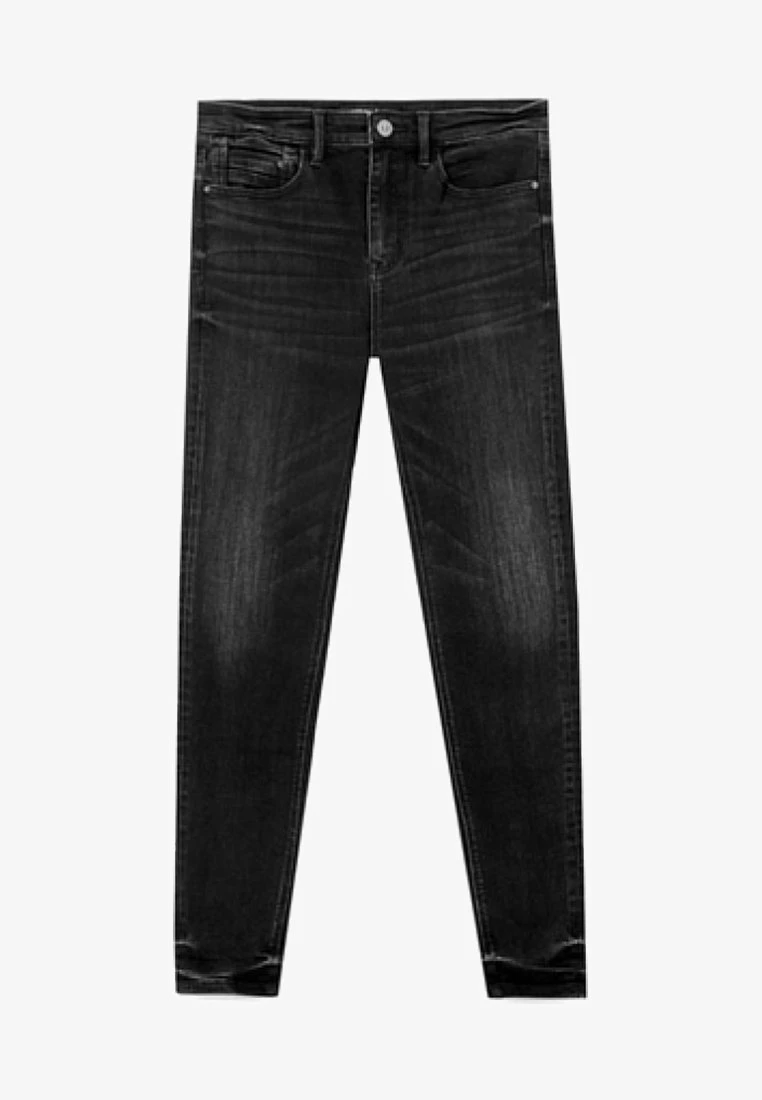 Stradivarius MIT HOHEM BUND - Jeans Skinny Fit - Black 5 Stradivarius MIT HOHEM BUND - Jeans Skinny Fit - Black – Bild 5