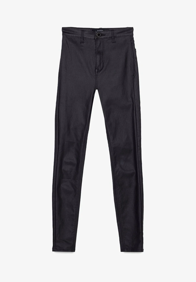 Stradivarius MIT SUPERHOHEM BUND - Stoffhose - Black 5 Stradivarius MIT SUPERHOHEM BUND - Stoffhose - Black – Bild 5