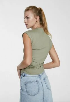 Stradivarius GATHERING - T-Shirt Basic - Khaki 8 Stradivarius GATHERING - T-Shirt Basic - Khaki -Stradivarius Deutschland Verkaufs-Shop 8e3abae9d79c4d28b96197be41c6252a