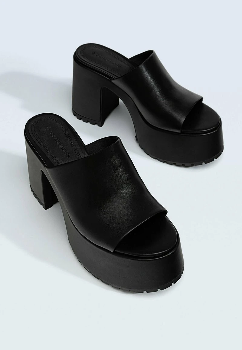 Stradivarius Pantolette Hoch - Black 5 Stradivarius Pantolette Hoch - Black – Bild 5