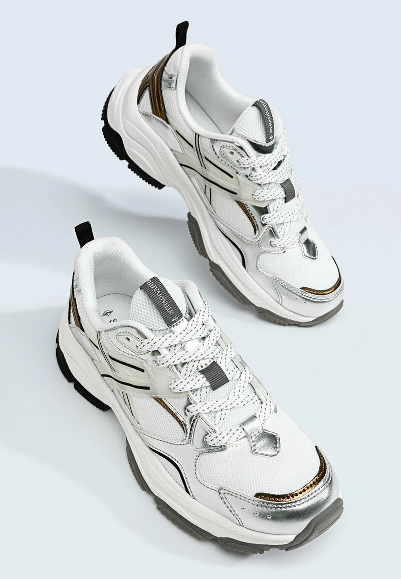 Stradivarius MIT MEHREREN ELEMENTEN - Sneaker Low - Off White 2 Stradivarius MIT MEHREREN ELEMENTEN - Sneaker Low - Off White – Bild 2