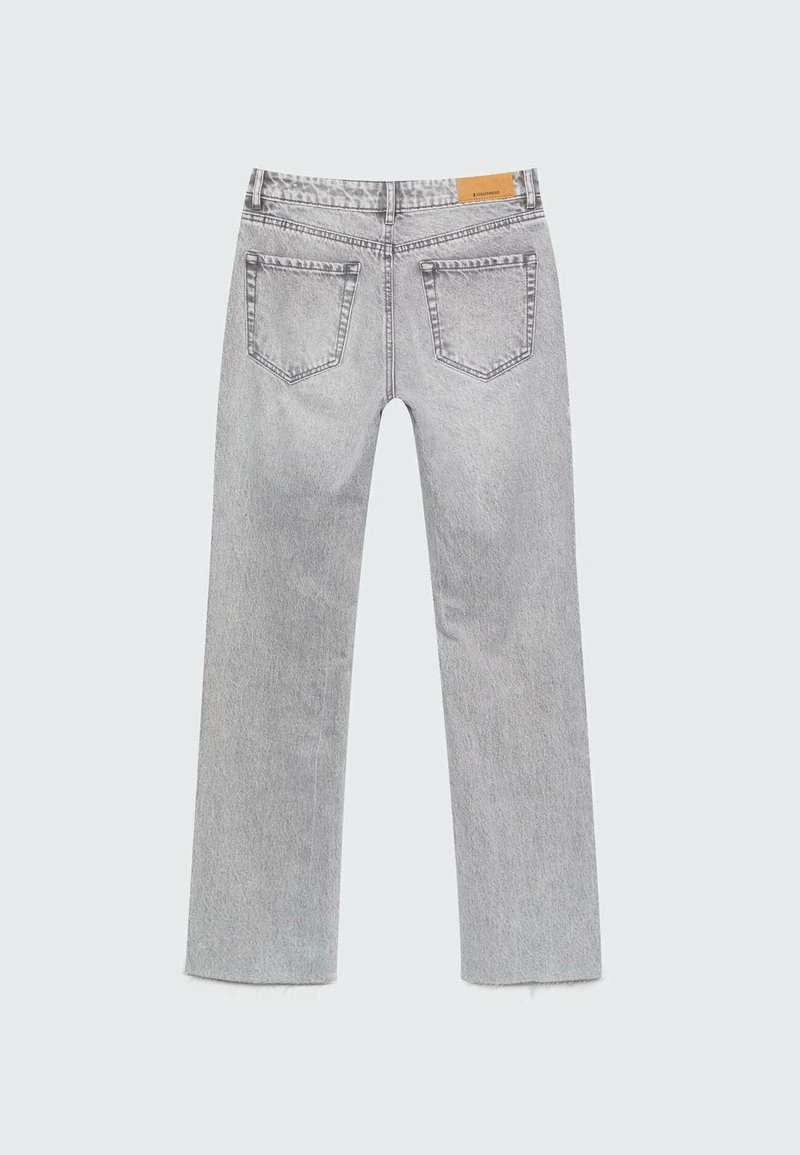 Stradivarius STRAIGHT FIT - Jeans Straight Leg - Dark Grey 6 Stradivarius STRAIGHT FIT - Jeans Straight Leg - Dark Grey – Bild 6