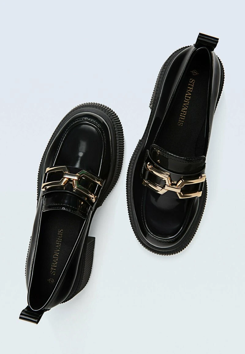 Stradivarius Mokassin - Black 4 Stradivarius Mokassin - Black – Bild 4