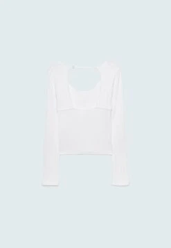 Stradivarius WITH STRAP AT THE BACK - Langarmshirt - White 11 Stradivarius WITH STRAP AT THE BACK - Langarmshirt - White -Stradivarius Deutschland Verkaufs-Shop 931879739415491881c3bc8025e154ce