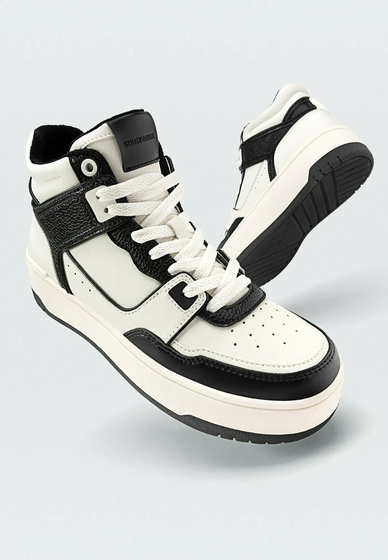 Stradivarius MIT FARBLICH ABGESETZTEN ELEMENTEN - Sneaker High - Black 6 Stradivarius MIT FARBLICH ABGESETZTEN ELEMENTEN - Sneaker High - Black – Bild 6