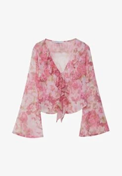 Stradivarius WITH RUFFLES - Bluse - Pink 10 Stradivarius WITH RUFFLES - Bluse - Pink -Stradivarius Deutschland Verkaufs-Shop 9598de0276ce43b4a3e8822ac59bf05d
