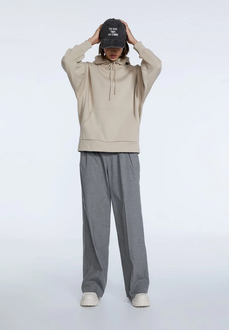 Stradivarius Kapuzenpullover - Stone 2 Stradivarius Kapuzenpullover - Stone – Bild 2