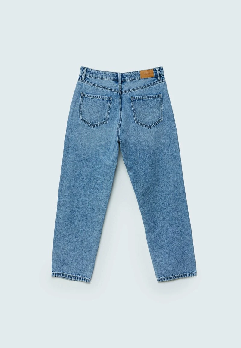 Stradivarius MIT AUFGESETZTEN TASCHEN - Jeans Straight Leg - Blue Denim 6 Stradivarius MIT AUFGESETZTEN TASCHEN - Jeans Straight Leg - Blue Denim – Bild 6